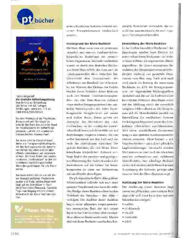 Vorschauseite 4: Persistierende frühkindliche Reaktionen Eine kritische Betrachtung aus physiotherapeutischer Sicht - Teil 1