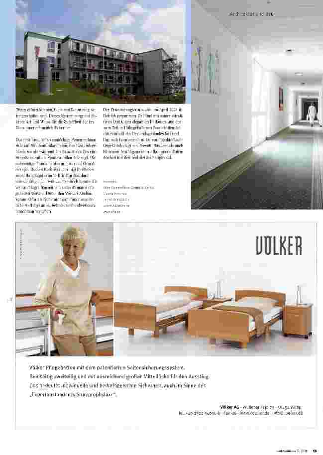 Vorschauseite 2: Patientenhaus in ModulbauweiseErweiterung der Paracelsus-Kiinik in Scheidegg
