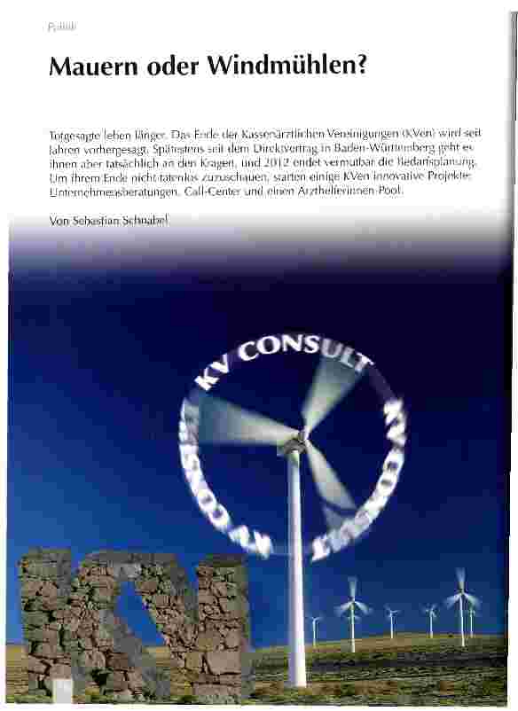 Vorschauseite 1: Mauern oder Windmühlen?