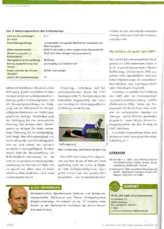 Vorschauseite 5: Gesundheits-Muskeltraining (GMT)