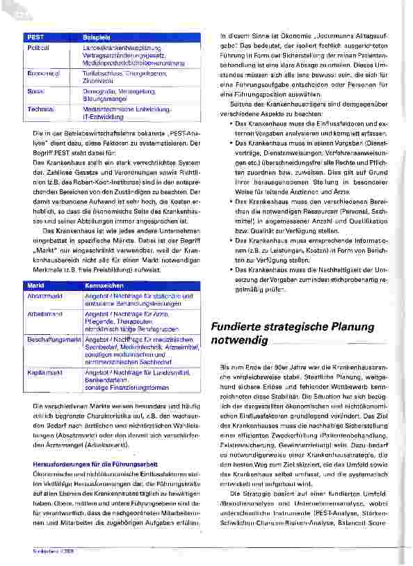 Vorschauseite 4: Medizin, Management und Ökonomie