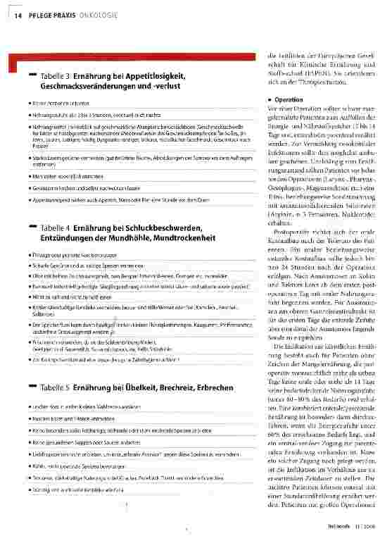 Vorschauseite 3: Mangelernährung vorbeugen und behandeln
