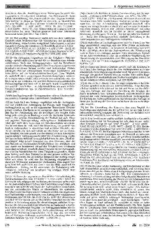 Vorschauseite 2: Betriebsbedingte Kündigung - Vergabe der Tätigkeit an SubunternehmerKSchG§1 Abs. 2
