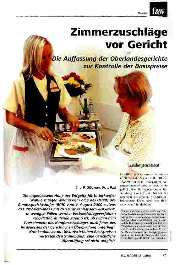 Vorschauseite 1: Zimmerzuschläge vor Gericht