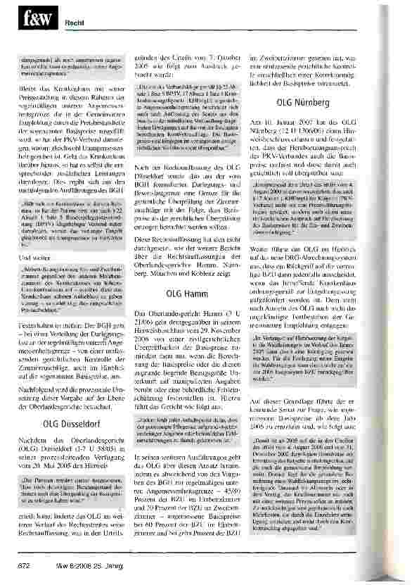 Vorschauseite 2: Zimmerzuschläge vor Gericht