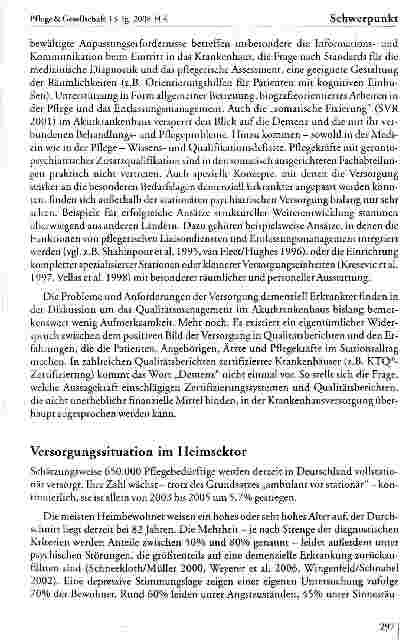 Vorschauseite 5: Qualität der Versorgung Demenzkranker: Strukturelle Probleme und Herausforderungen