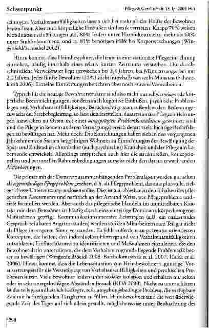 Vorschauseite 6: Qualität der Versorgung Demenzkranker: Strukturelle Probleme und Herausforderungen