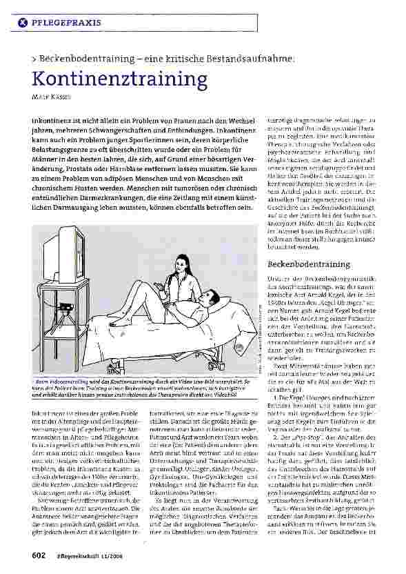 Vorschauseite 1: Kontinenztraining