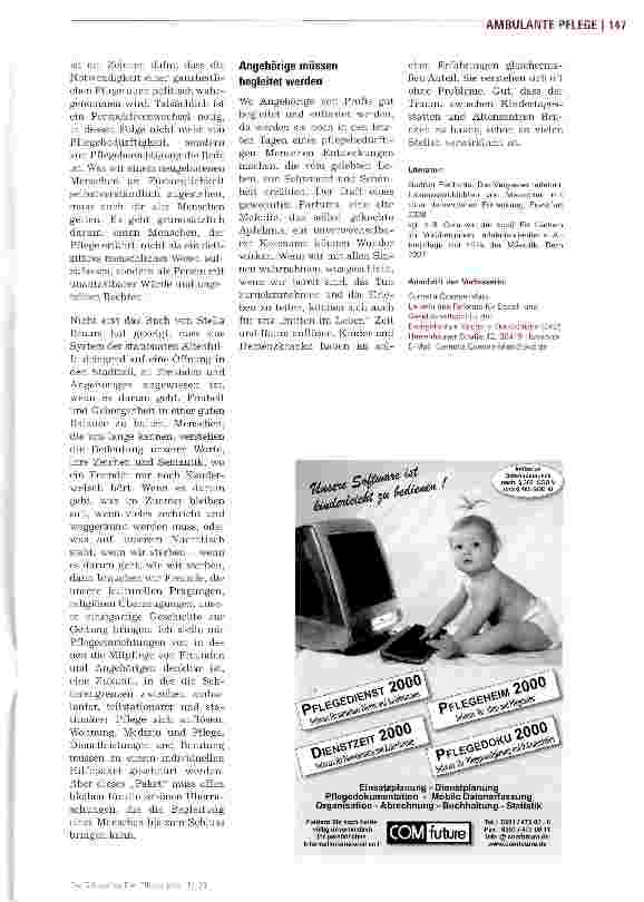 Vorschauseite 3: Werbung für mehr Eigenständigkeit