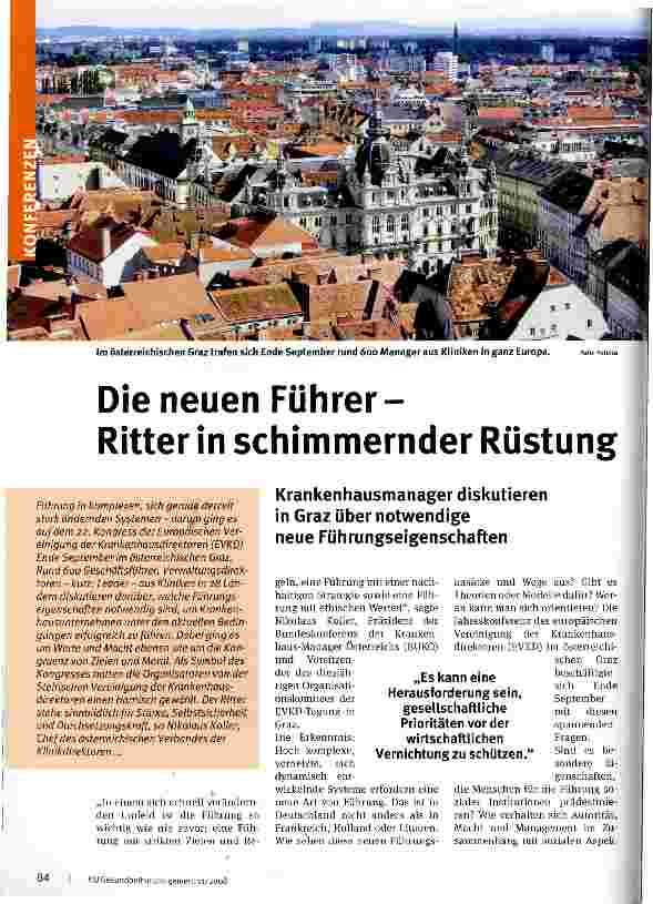 Vorschauseite 1: Die neuen Führer-Ritter in schimmernder Rüstung