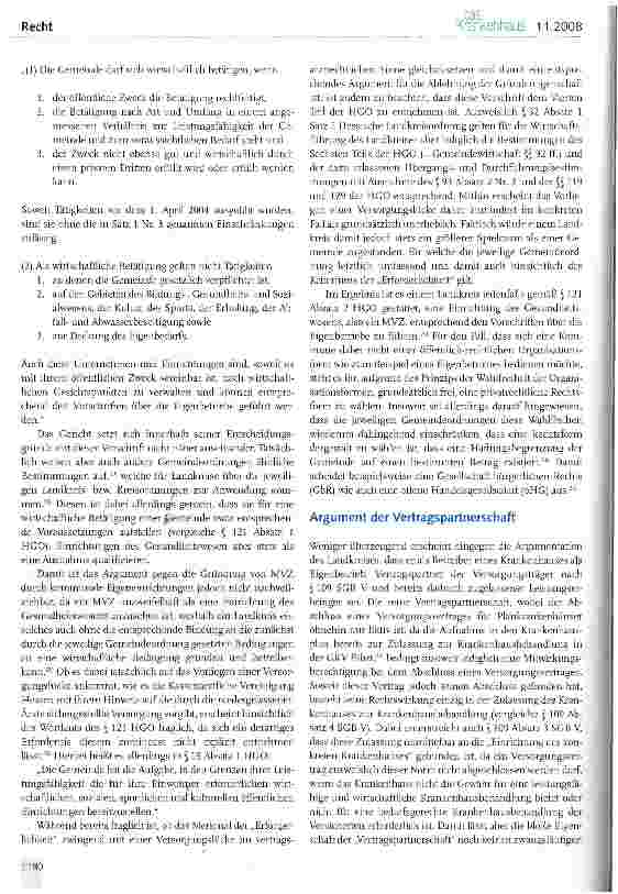 Vorschauseite 4: AAVZ als Eigenbetrieb von Krankenhäusern