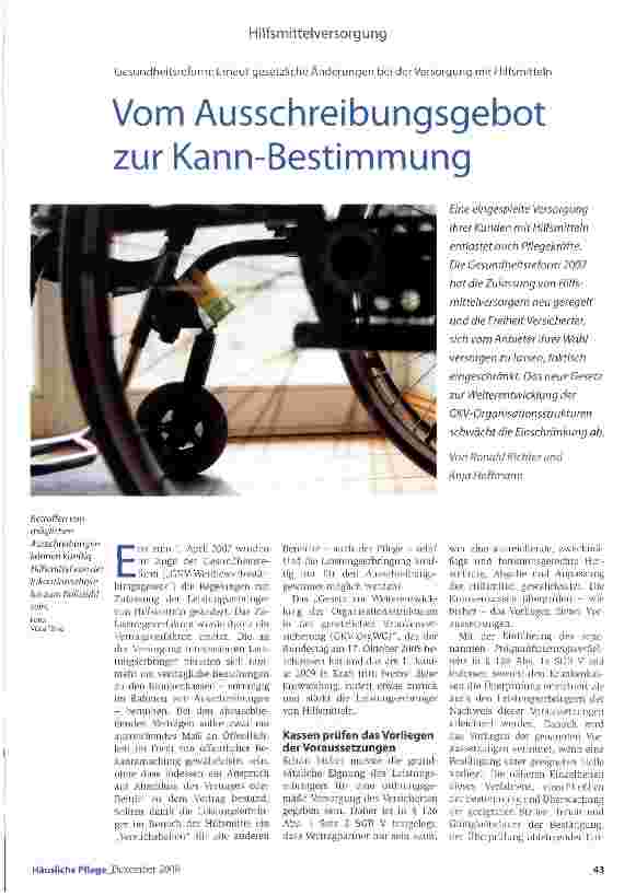 Vorschauseite 1: Vom Ausschreibungsgebot zur Kann-Bestimmung