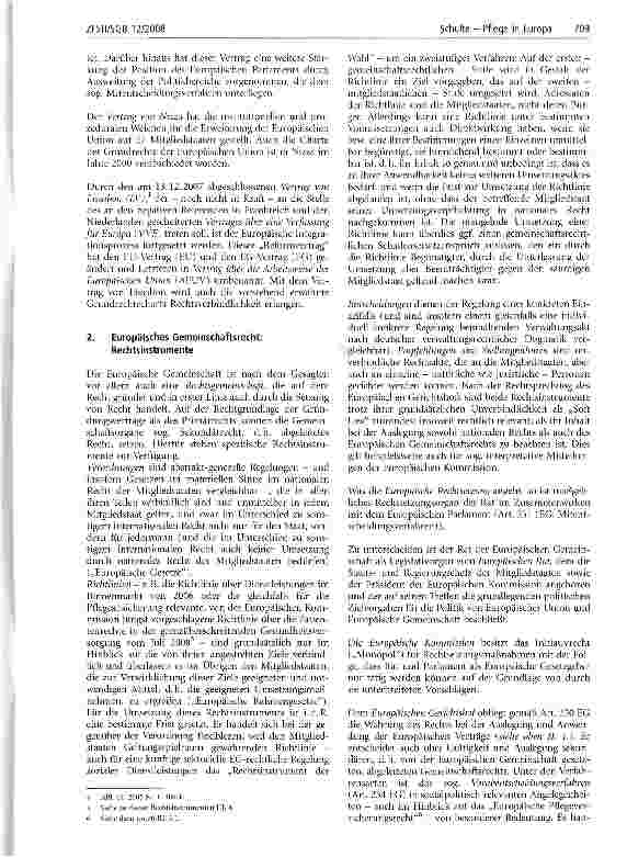 Vorschauseite 3: Pflege in Europa - Teil 1