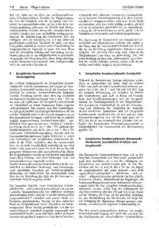 Vorschauseite 4: Pflege in Europa - Teil 1
