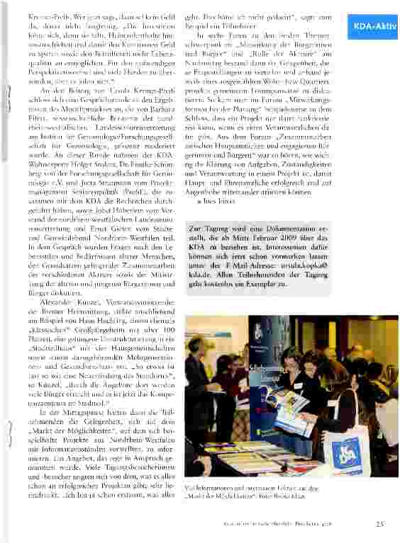 Vorschauseite 2: „Es geht um einen Wandel von der Versorgungszur Mitwirkungsgesellschaft