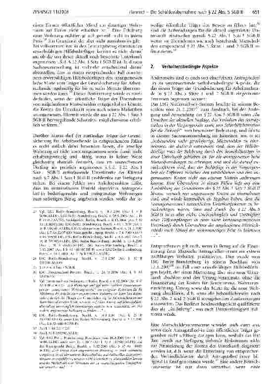 Vorschauseite 3: Die Schuldenübernahme nach § 22 Abs. 5 SGB II -Ein immer wieder aktuelles Thema