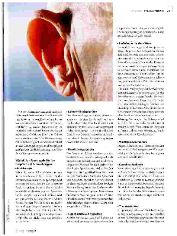Vorschauseite 2: Kommunizieren trotz Hörproblem