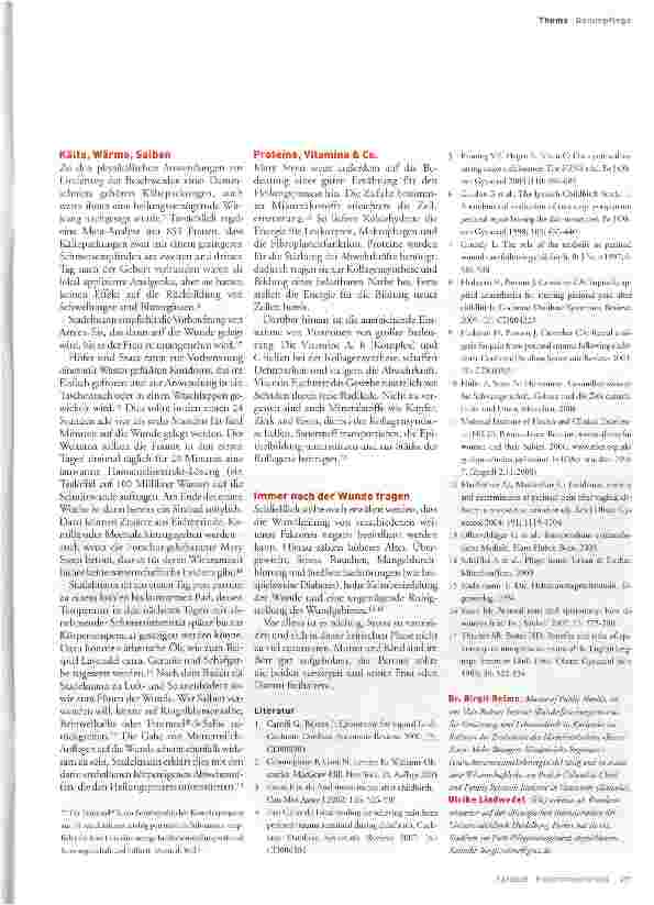 Vorschauseite 4: Geschnitten, gerissen, geheilt