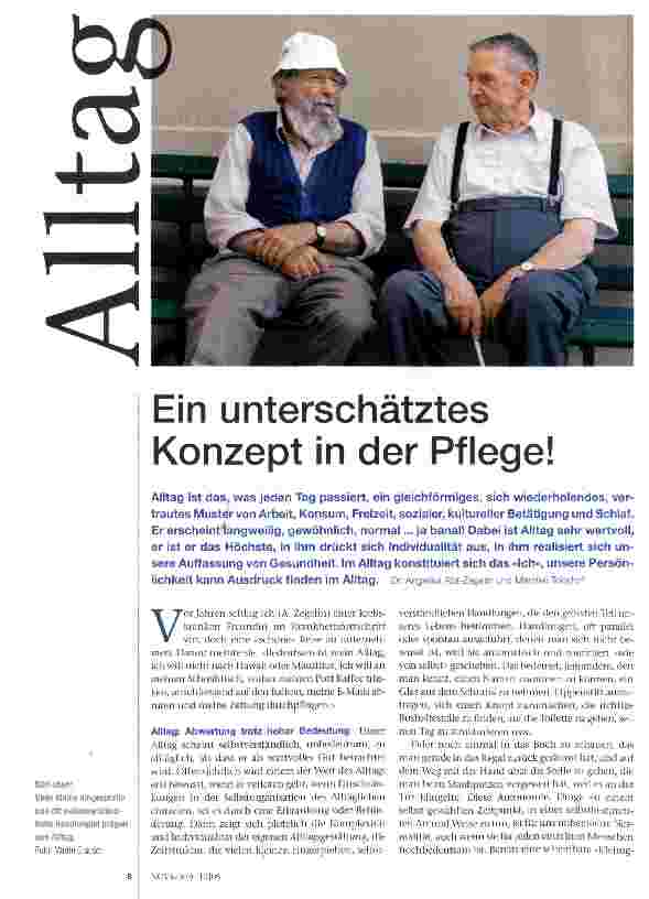 Vorschauseite 1: Ein unterschätztes Konzept in der Pflege!