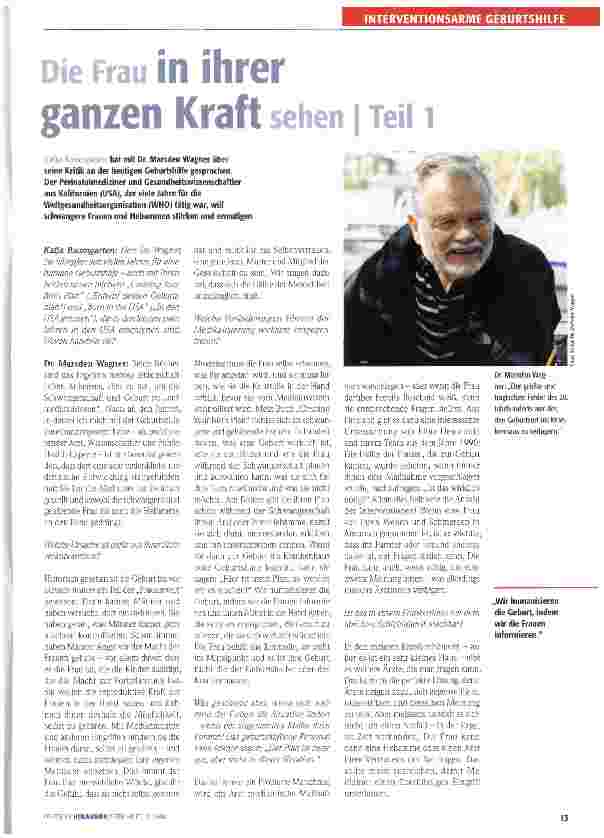Vorschauseite 1: Die Frau in ihrer ganzen Kraft sehen | Teil 1