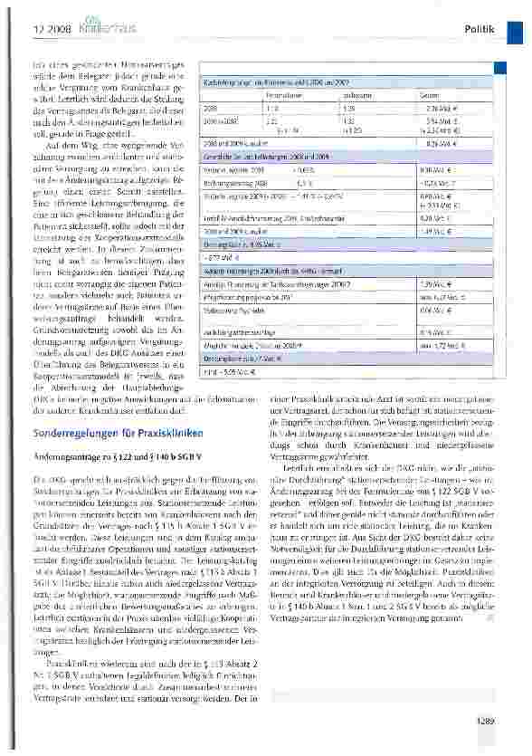 Vorschauseite 3: Dokumentation: Stellungnahme der DKG zu den Formulierungshilfen des BMG für Änderungsanträge zum KHRG