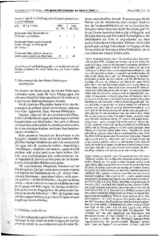Vorschauseite 5: Die ganze Zeit arbeiten wir Hand in Hand. .. - Vergleichende Studie über Auswirkungen von Professionalisierung in der Intensivpflege (USA und BRD)