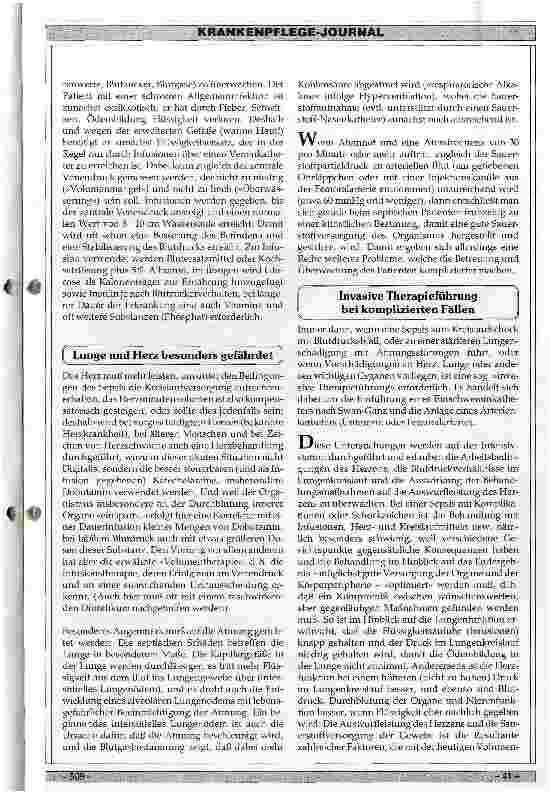Vorschauseite 2: Konservative Aspekte der Sepsisbehandlung