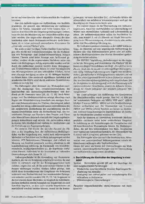 Vorschauseite 3: Kontrolle von Umgebungsbedingungen in einer Aufbereitungseinheit für Medizinprodukte (AEMP)