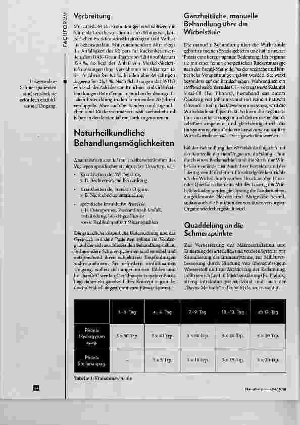 Vorschauseite 3: Volkskrankheit Rückenschmerzen