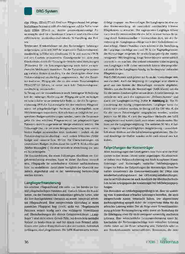 Vorschauseite 5: Die Pflege im G-DRG-System 2018