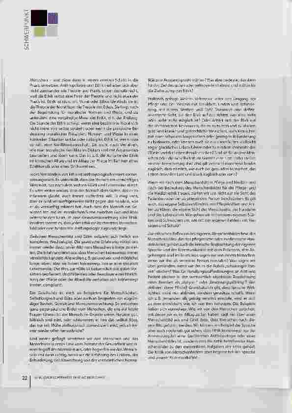 Vorschauseite 3: Ethik in der Pflege