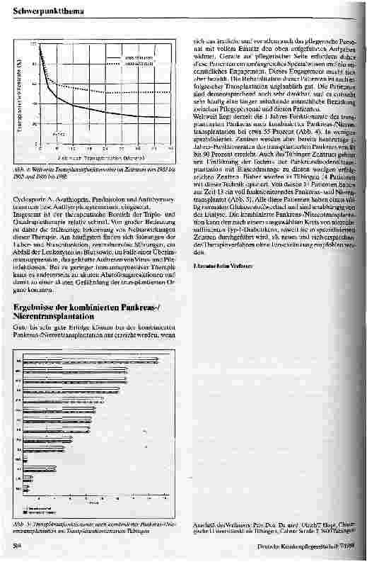Vorschauseite 5: Die kombinierte Pankreas-/ Nierentransplantation