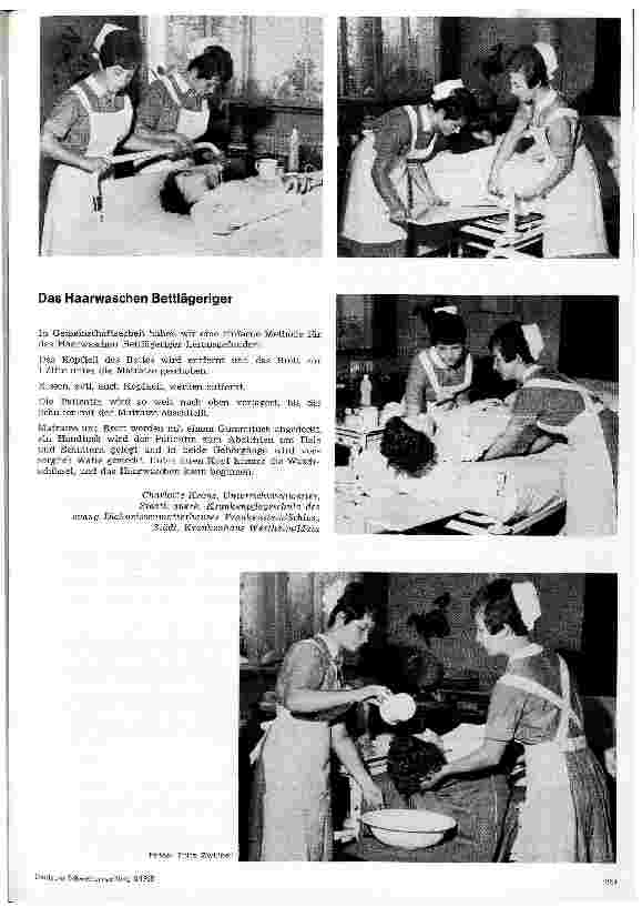Vorschauseite 1: Das Haarwaschen Bettlägeriger