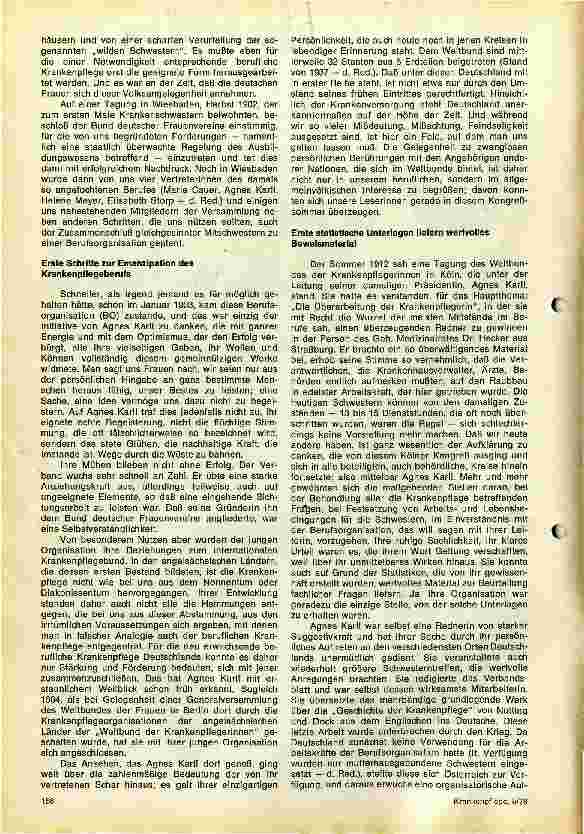 Vorschauseite 2: Agnes Karll und ihre Verdienste um die deutsche Krankenpflege