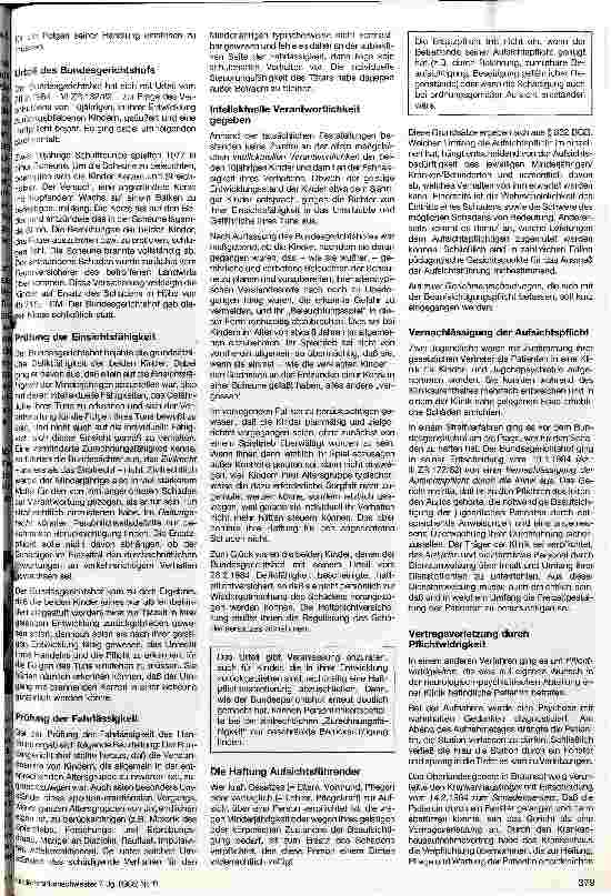 Vorschauseite 2: Wann haften minderjährige Kinder und Aufsichtsführende?