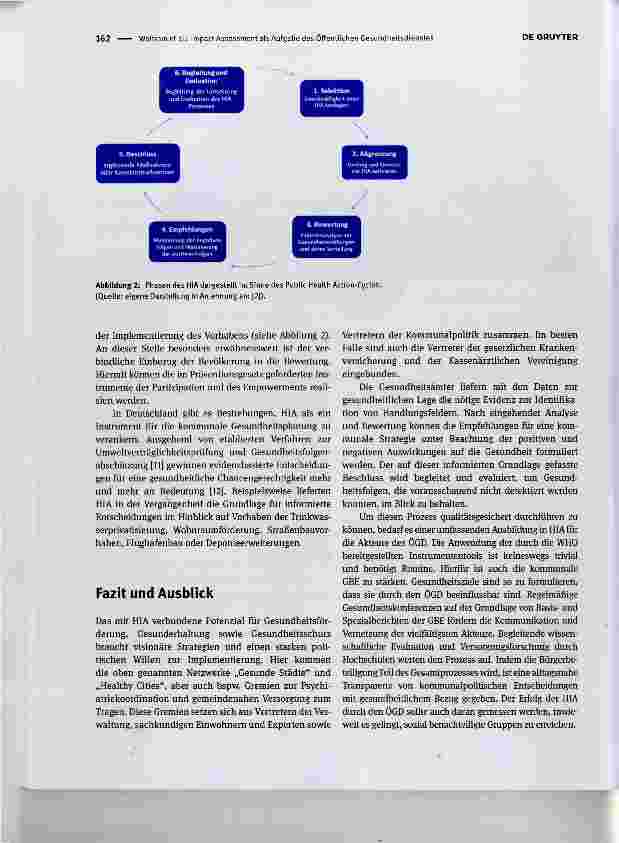 Vorschauseite 3: Kommunale Gesundheitsplanung und Health Impact Assessment als Aufgabe des Öffentlichen Gesundheitsdienstes