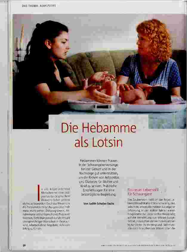 Vorschauseite 1: Die Hebamme als Lotsin