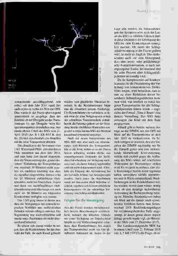 Vorschauseite 2: Die Krankenhäuser trifft der Schlag