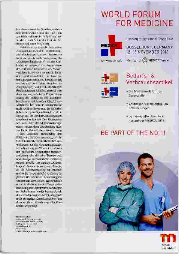 Vorschauseite 4: Die Krankenhäuser trifft der Schlag