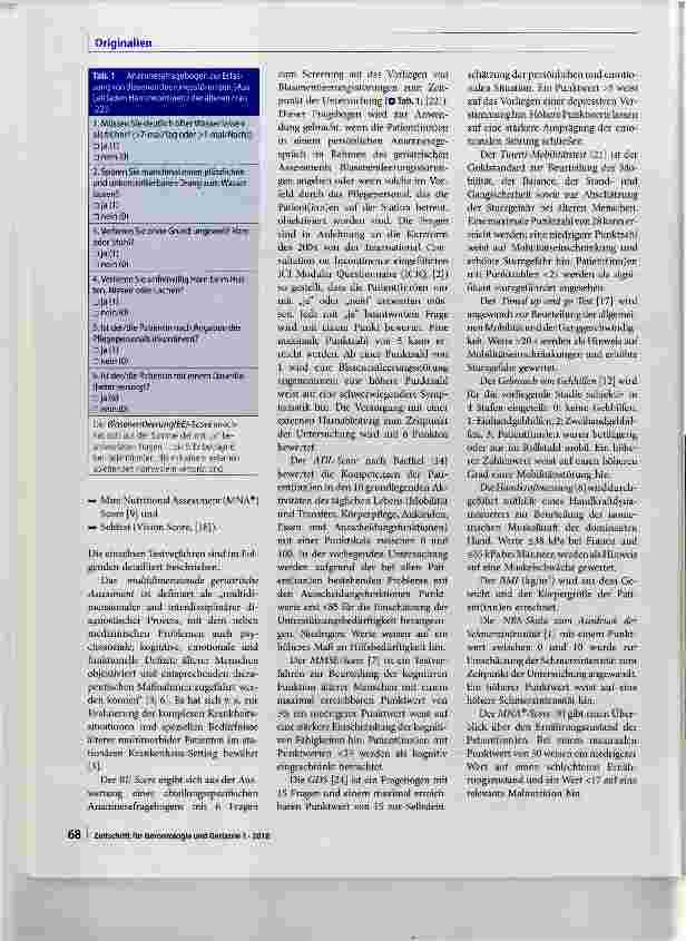 Vorschauseite 2: Blasenentleerungsstörungen bei geriatrischen Patient(inn)en