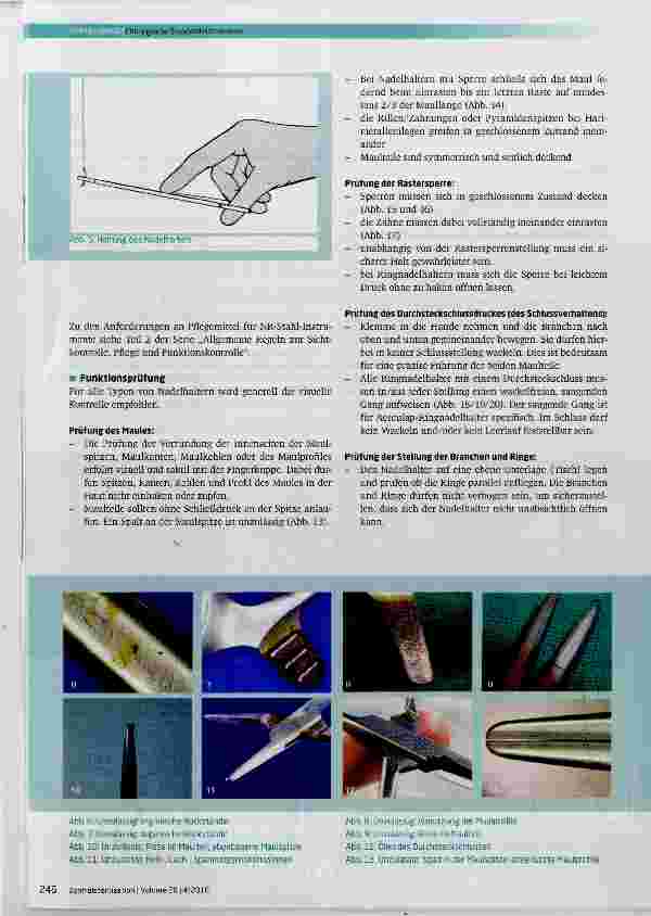 Vorschauseite 2: Qualitätsmanagement in der AEMP Chirurgische Standard-Instrumente