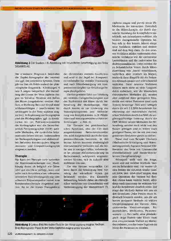 Vorschauseite 2: Phlebologie in der Wound Care