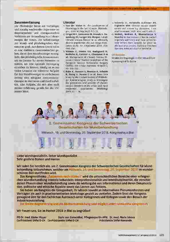 Vorschauseite 3: Phlebologie in der Wound Care
