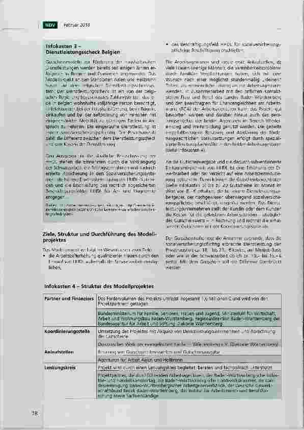 Vorschauseite 3: Neue Wege gehen - haushaltsnahe Dienstleistungen professionalisieren