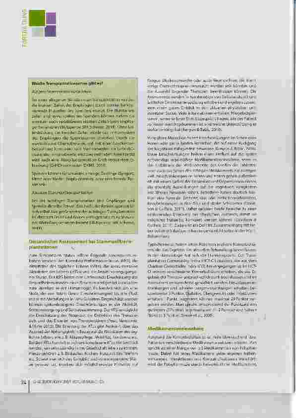 Vorschauseite 3: Allogène Stammzelltransplantation im Alter: Was ist zu beachten?