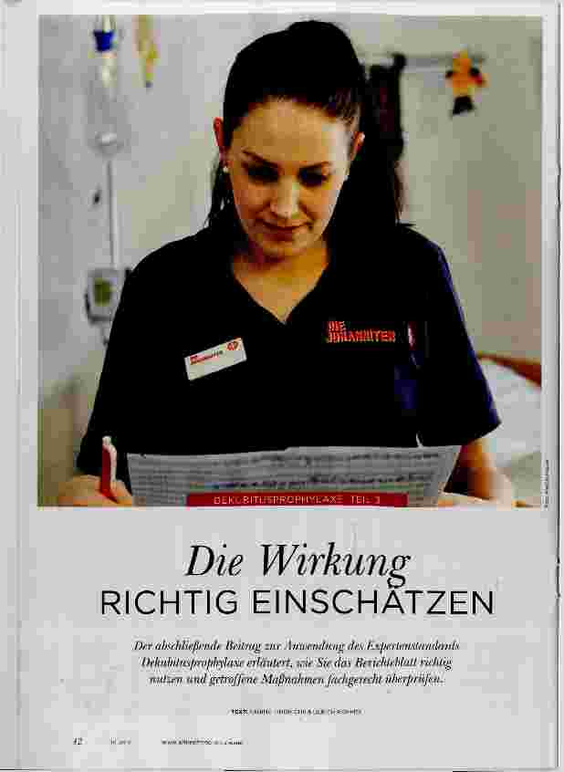 Vorschauseite 1: Die Wirkung RICHTIG EINSCHATZEN