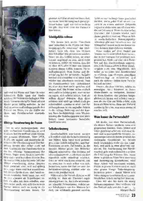 Vorschauseite 6: Wer sich selber kennt, hilft besser Mütterund Väterberatung