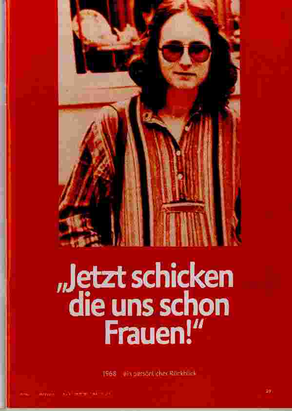 Vorschauseite 1: Jetzt schicken die uns schon Frauen