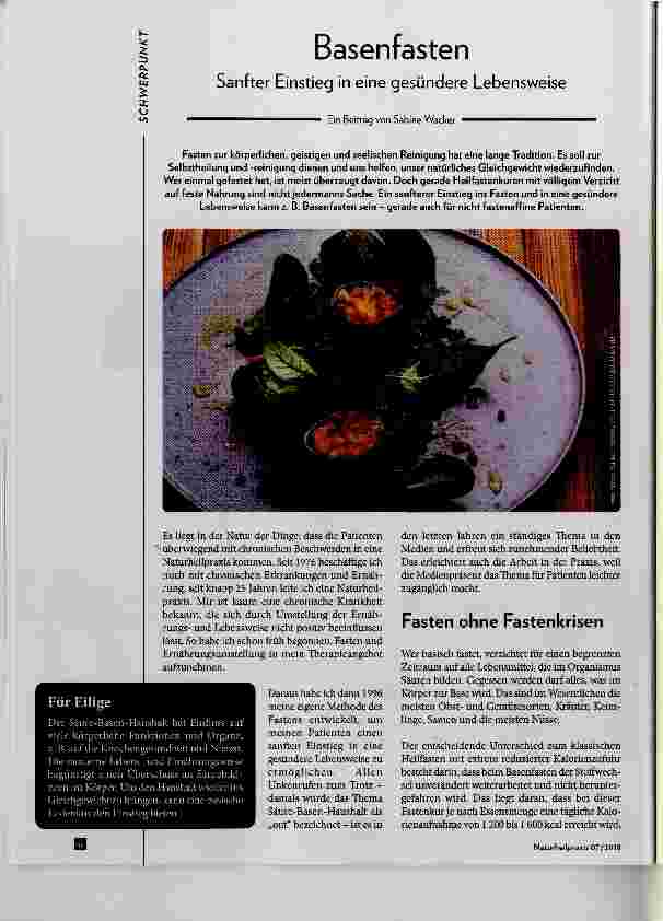 Vorschauseite 1: Basenfasten