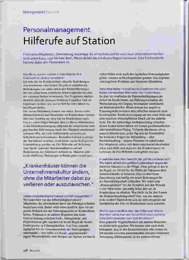 Vorschauseite 1: Hilferufe auf Station
